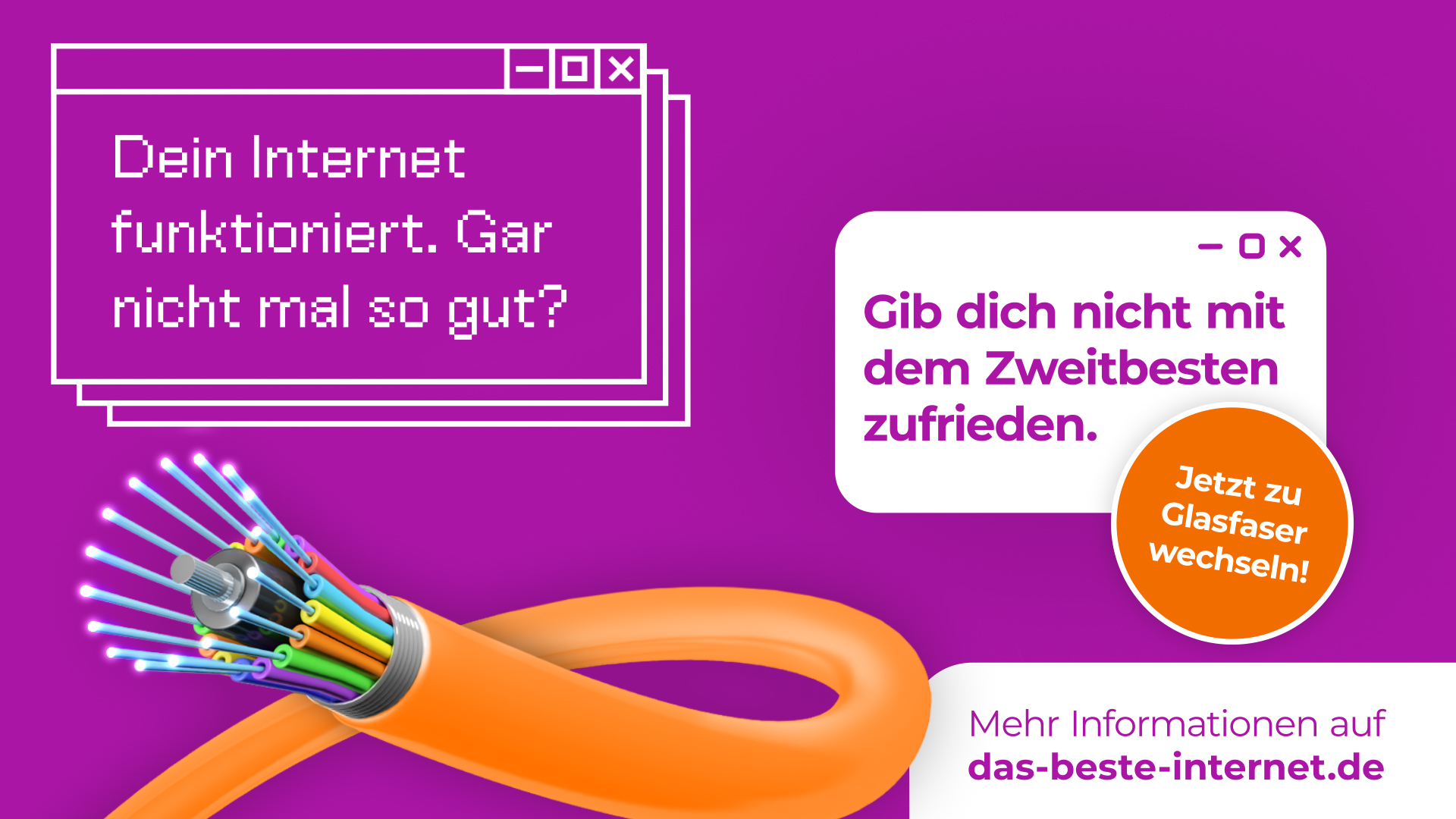 "Das beste Internet" - Kampagne des Bundes